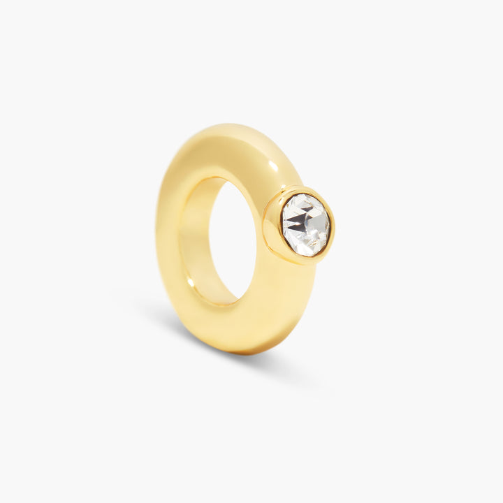 Gaby Crystal Puffy Bezel Bead