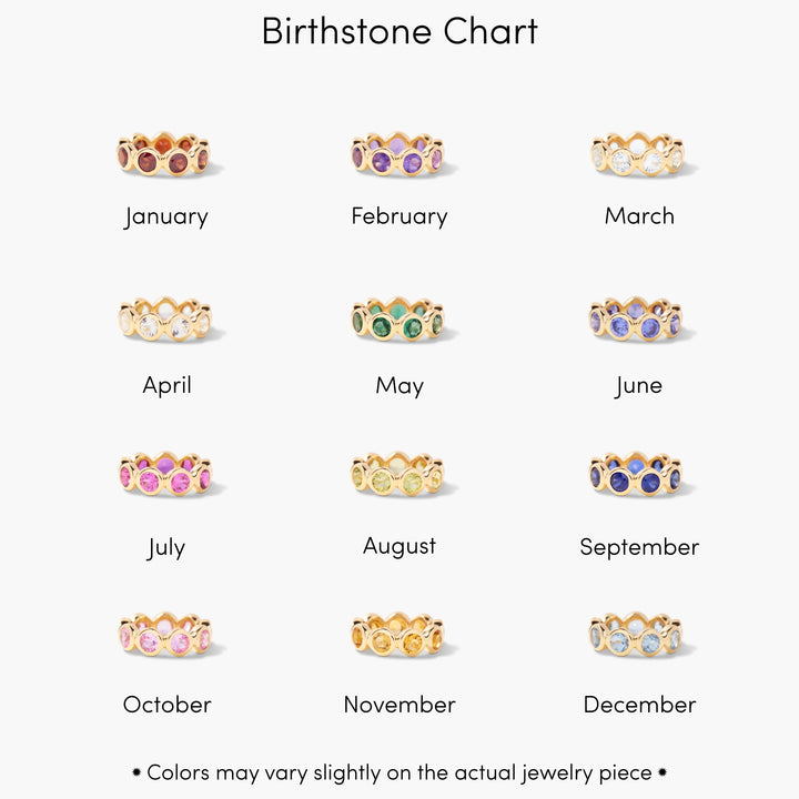 Halsey Gold Vermeil Birthstone Necklace