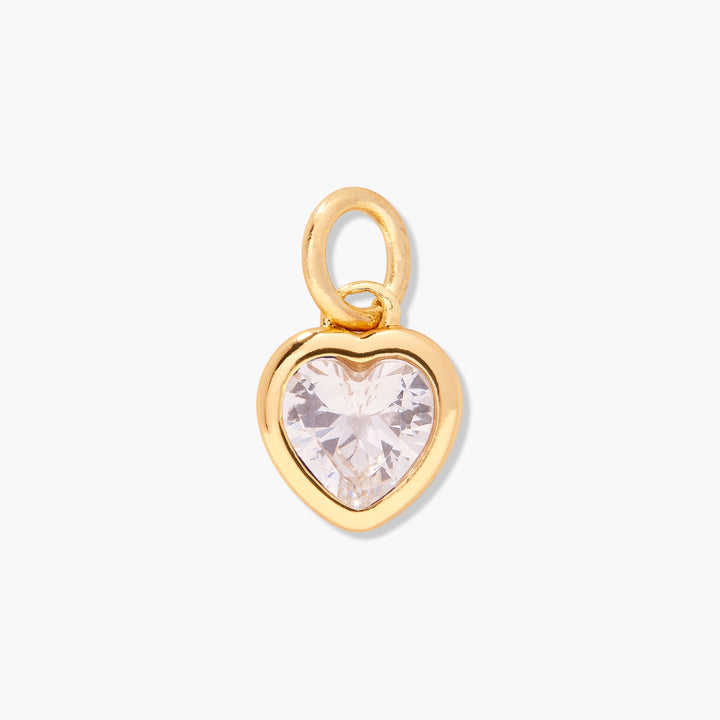 Mackenzie Heart Birthstone Charm