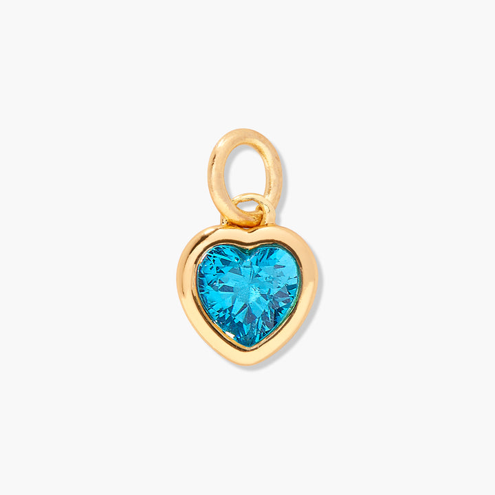 Mackenzie Heart Birthstone Charm