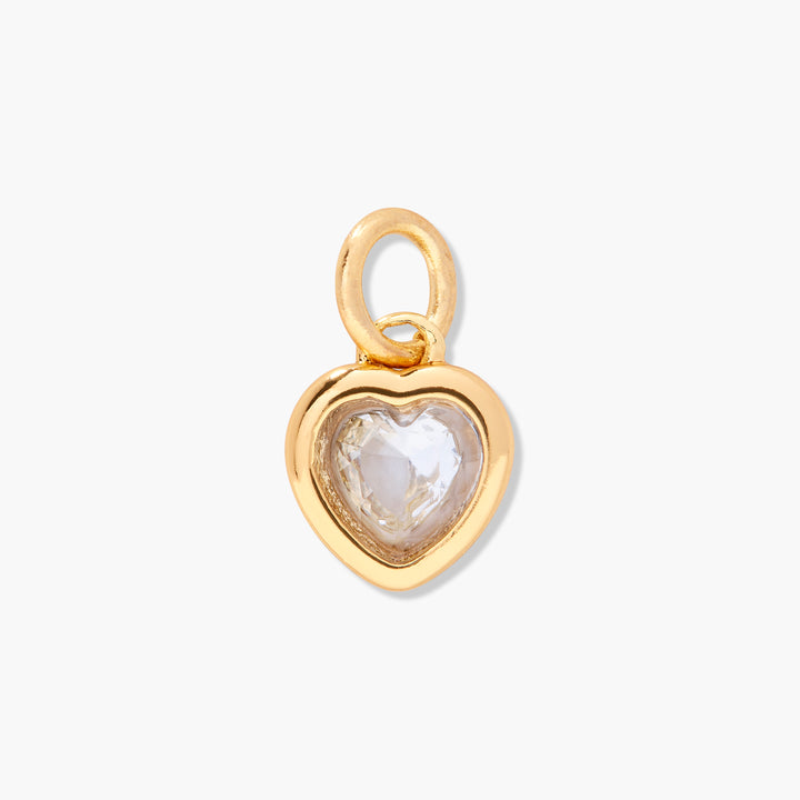 Mackenzie Heart Birthstone Charm