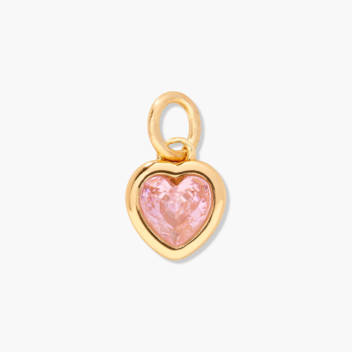 Mackenzie Heart Birthstone Charm