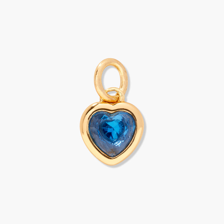 Mackenzie Heart Birthstone Charm