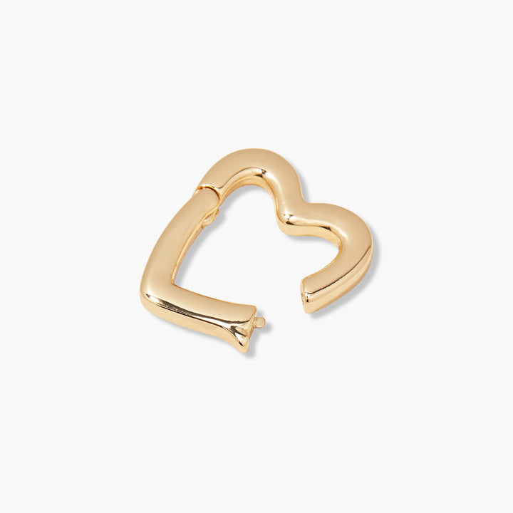 Heart Hinge Charm Connector