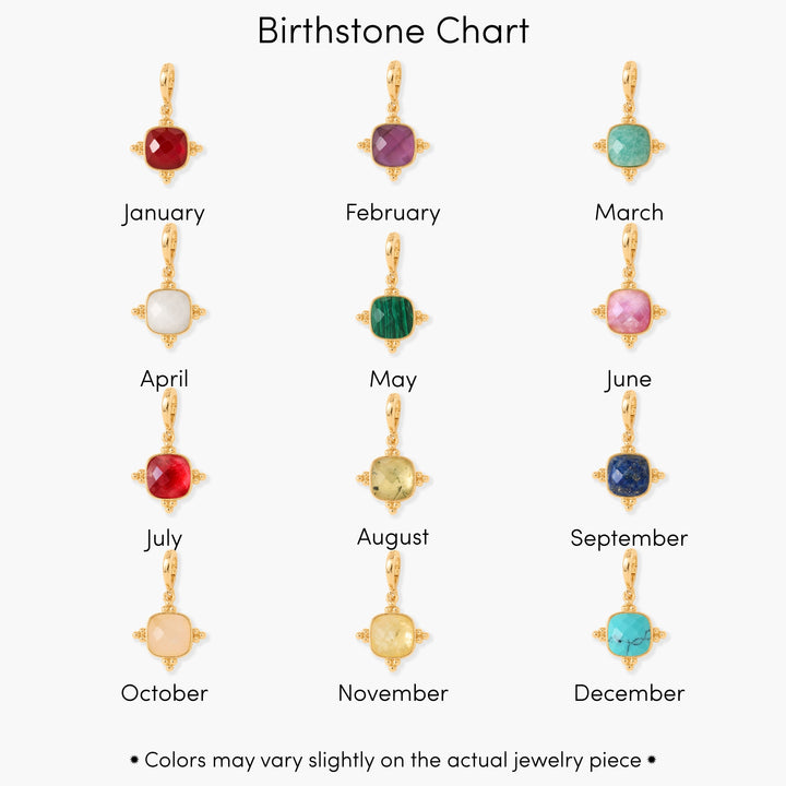 Dakota Birthstone Wanderlust Charm
