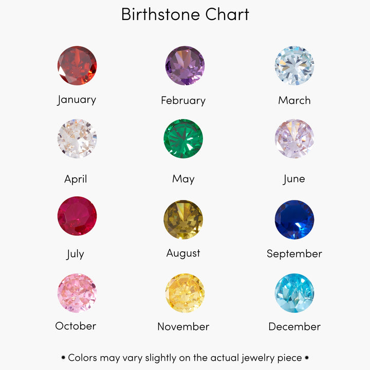 Melrose Two Birthstone Necklace