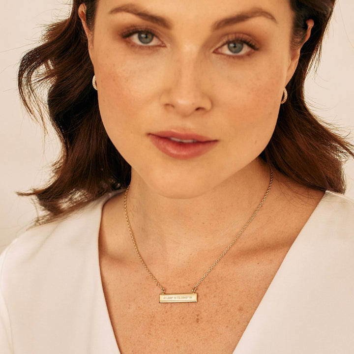 Coordinate Bar Necklace