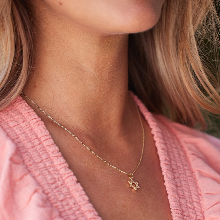 Adeline Star of David Vermeil Necklace