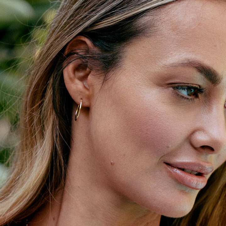 Cleo Gold Vermeil Hoops