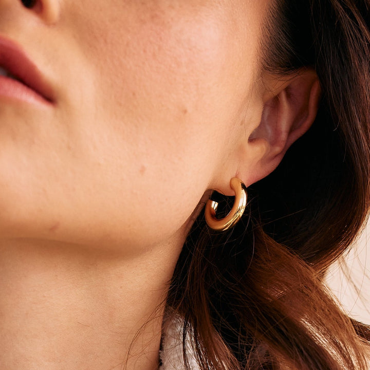 Rina Gold Vermeil Hoops