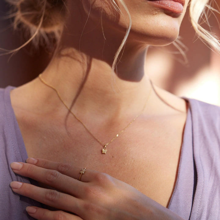 Adeline Butterfly Vermeil Necklace