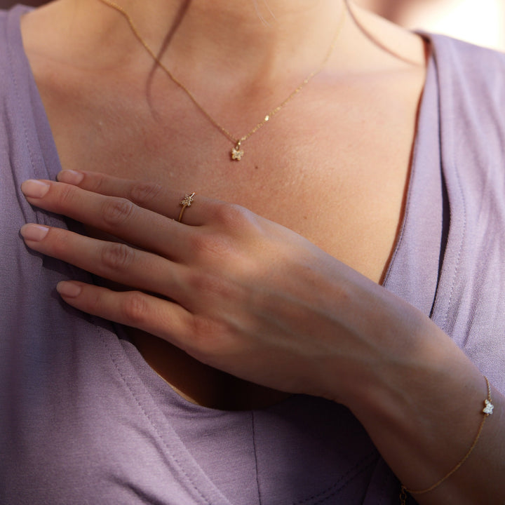 Adeline Butterfly Vermeil Bracelet
