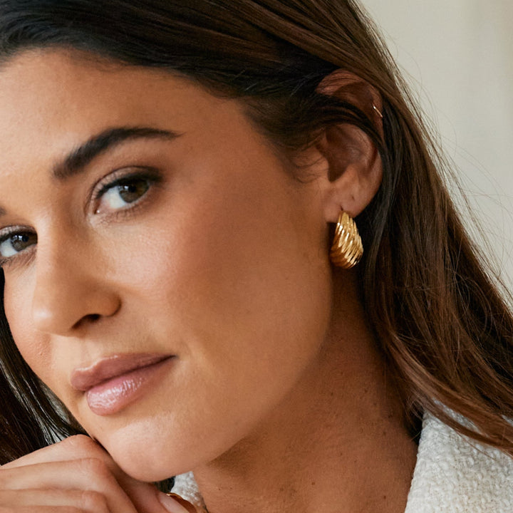 Farrah Ribbed Earrings