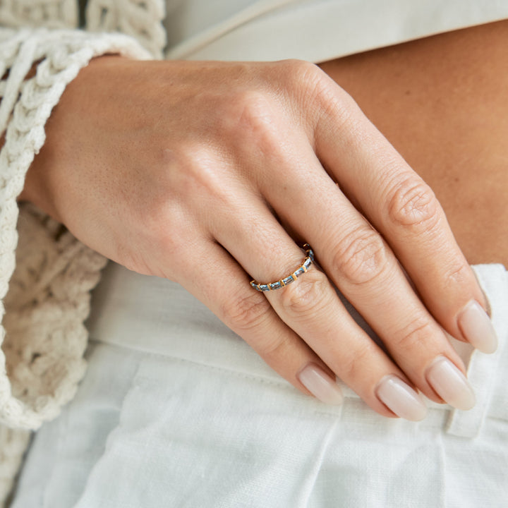 Jules Baguette Birthstone Ring