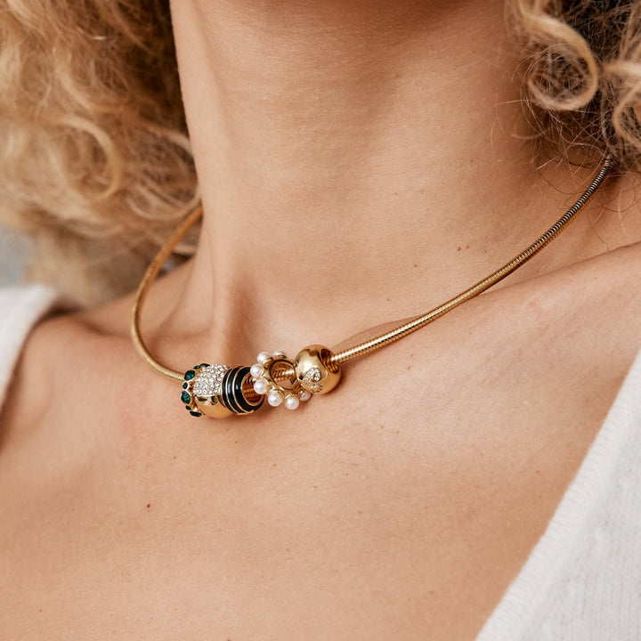 Gaby Crystal Initial Bead