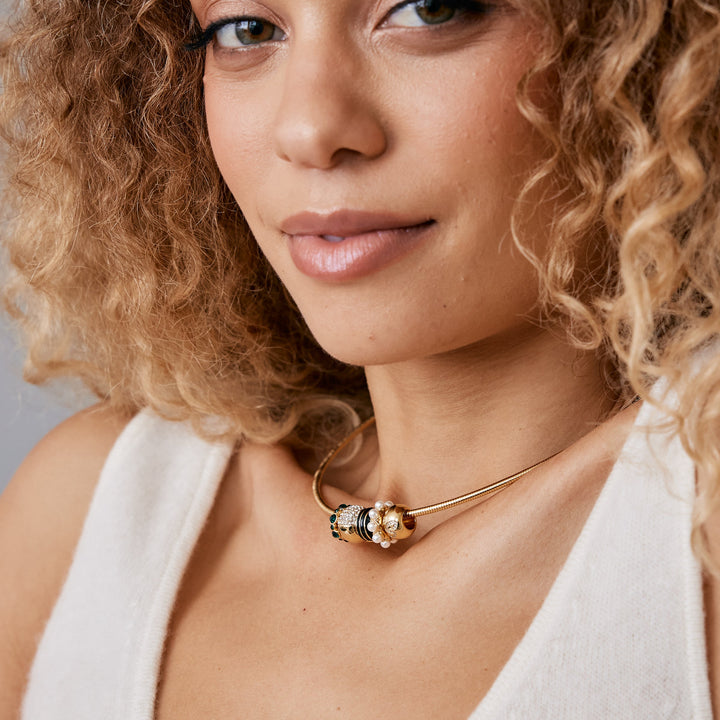 Alanna Birthstone Initial Necklace