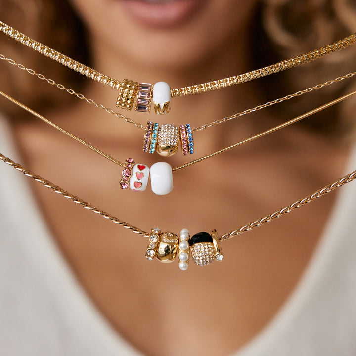 Gaby Bezel Birthstone Bead