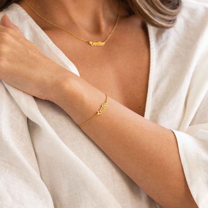 Bestie Nameplate Bracelet