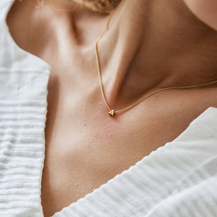Kira Mini Initial Necklace