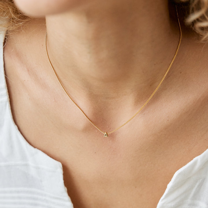 Kira Mini Initial Necklace