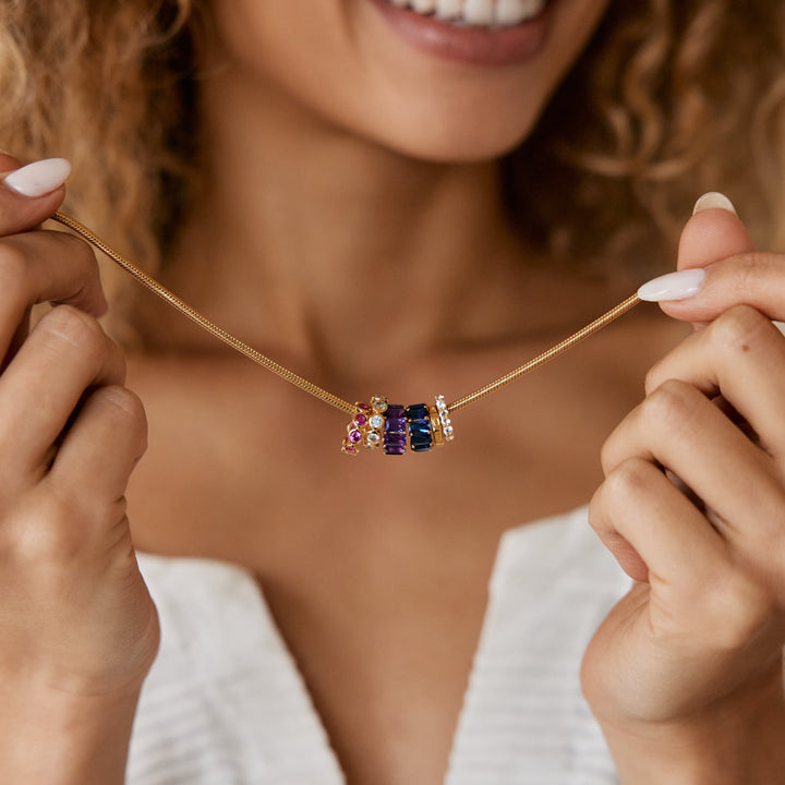 Gracie Gold Vermeil Bezel Birthstone Bead