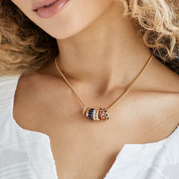Halsey Gold Vermeil Birthstone Necklace