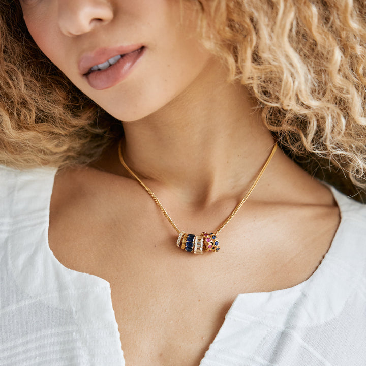 Halsey Gold Vermeil Birthstone Necklace