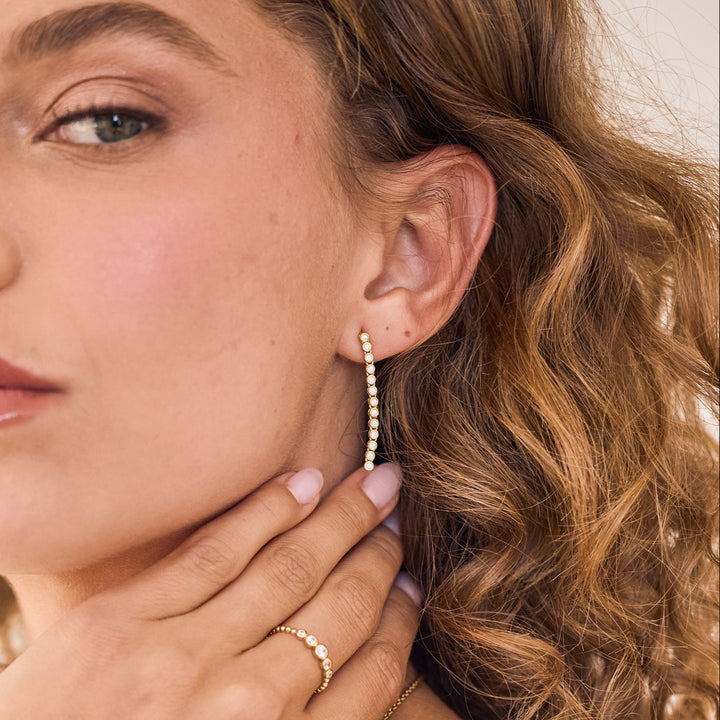 Lumi Vermeil Diamond Earrings