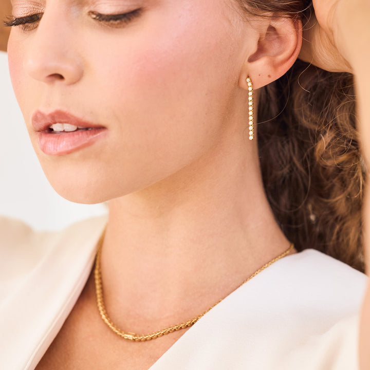 Lumi Vermeil Diamond Earrings