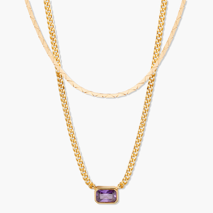 Jane Birthstone Layering Set