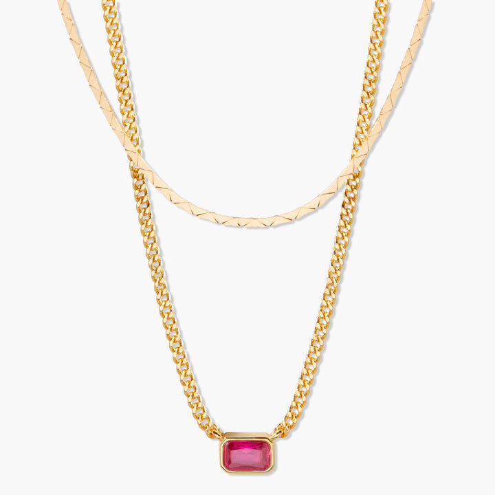 Jane Birthstone Layering Set