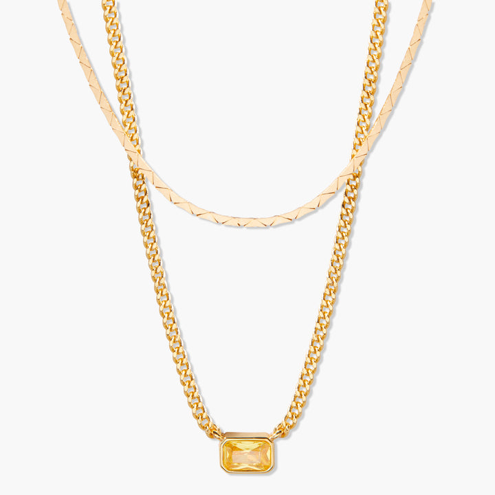 Jane Birthstone Layering Set