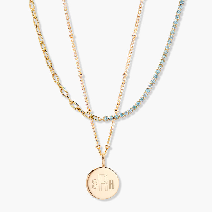 Lizzie Birthstone Layering Set