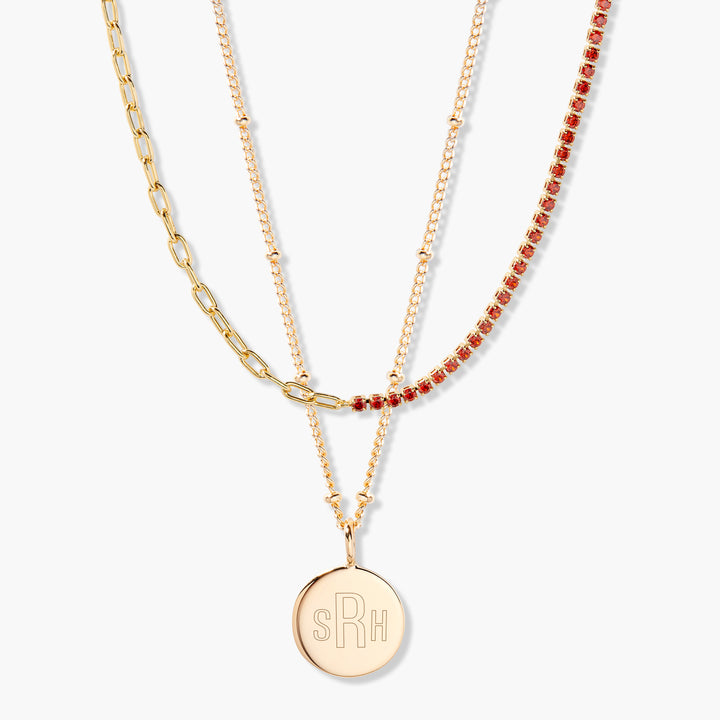 Lizzie Birthstone Layering Set