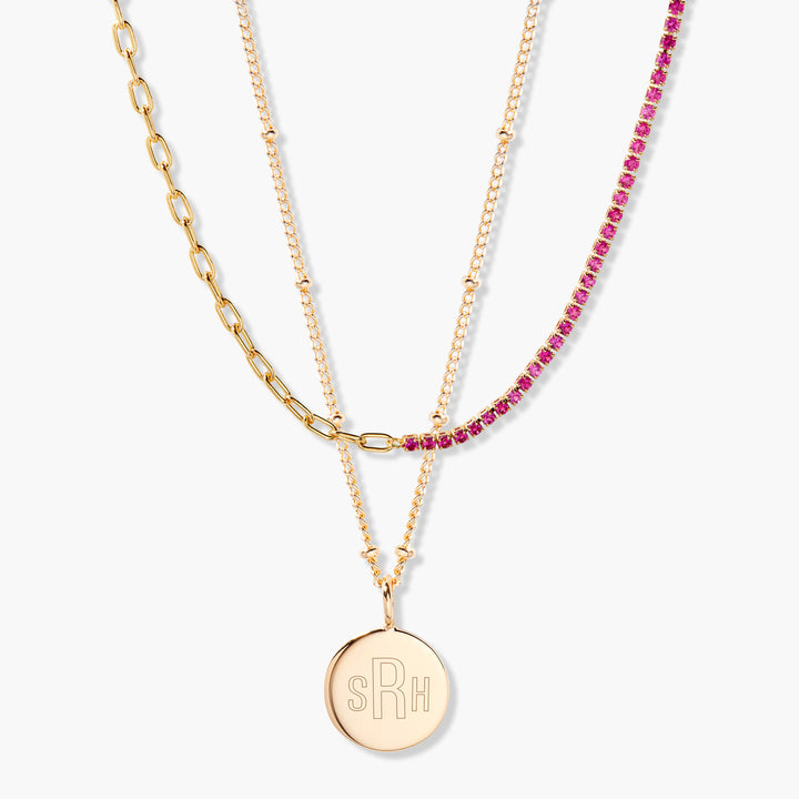Lizzie Birthstone Layering Set