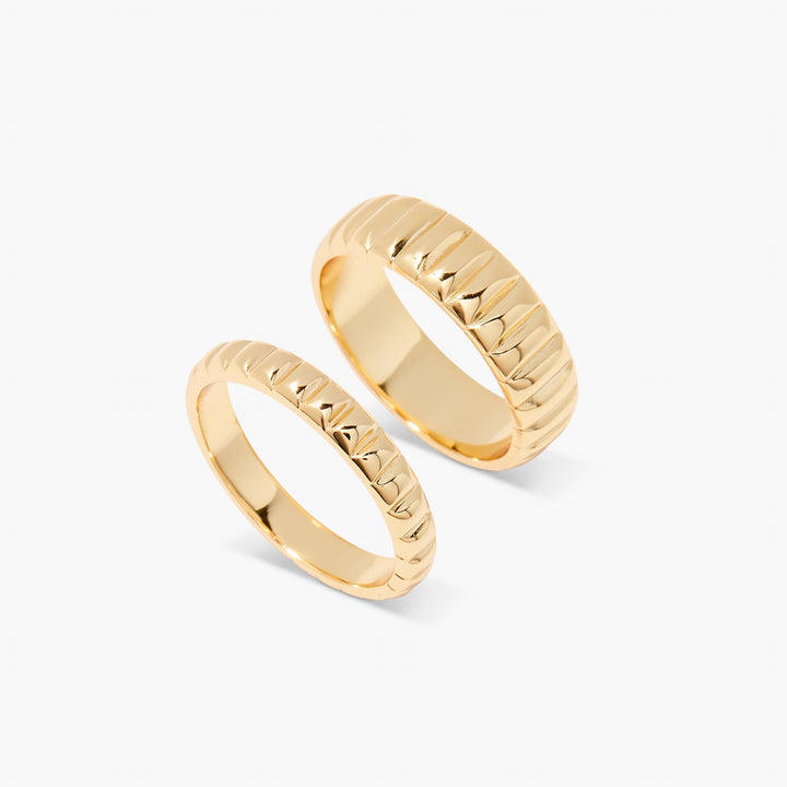 Goldie Vermeil Ring Set