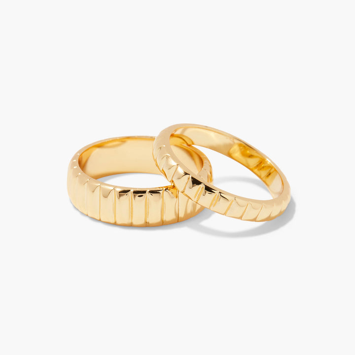 Goldie Vermeil Ring Set
