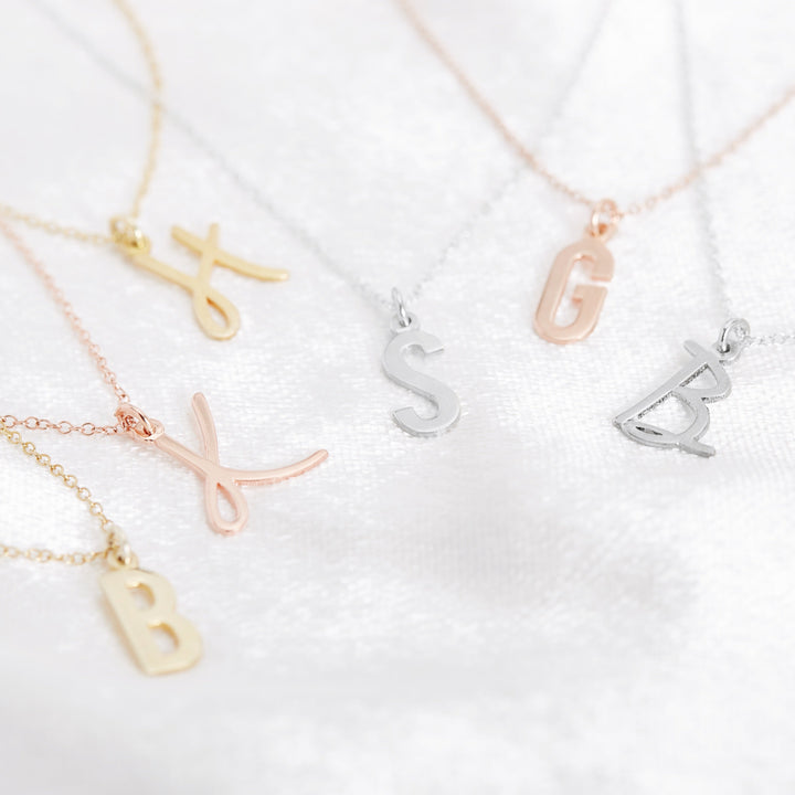 Nella Initial Pendant
