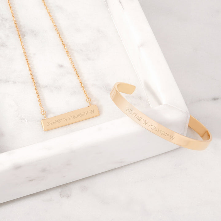 Coordinate Cuff Bracelet