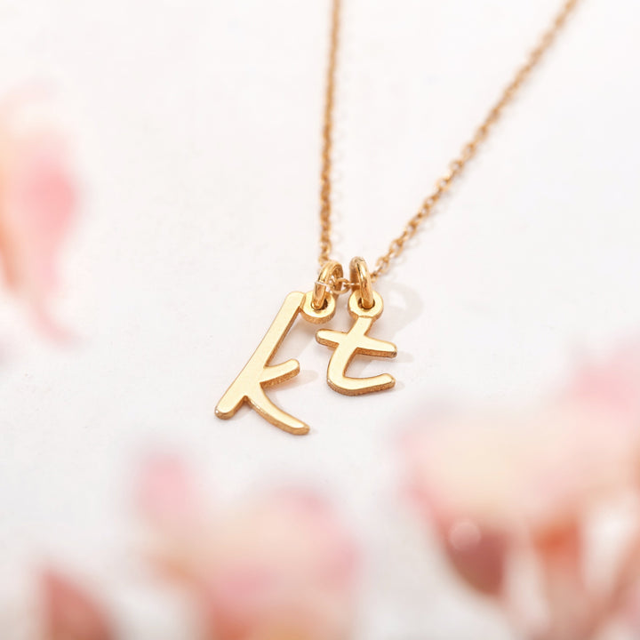 Nella Mini Two Initial Pendant