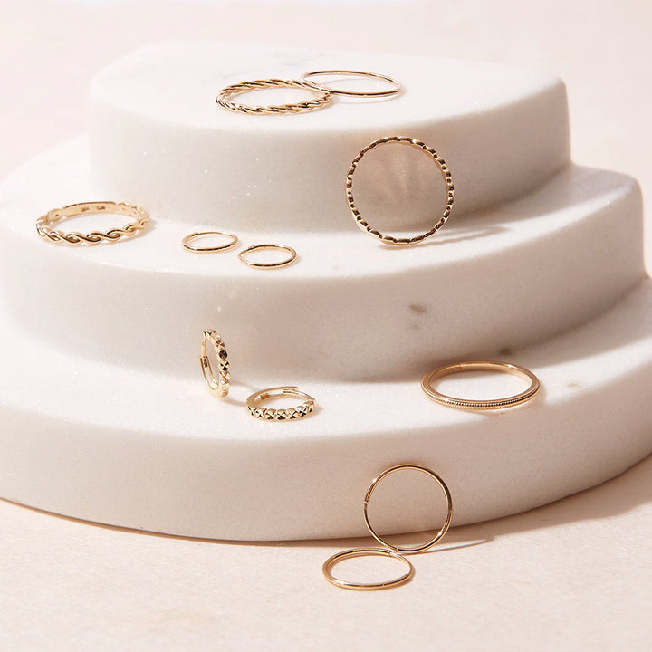 Cleo 14K Gold Hoops