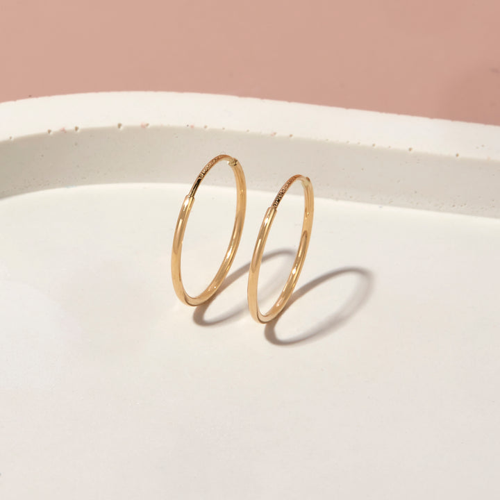 Cleo 14K Gold Hoops