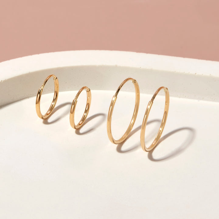 Cleo 14K Gold Hoops