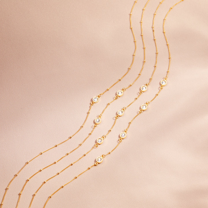 Jules Two Birthstone Necklace