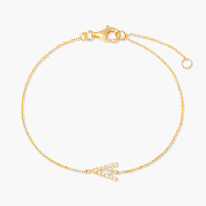 Blaire Diamond Initial Bracelet