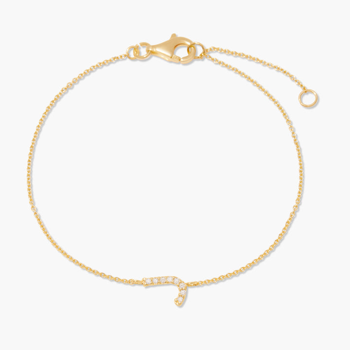 Blaire Diamond Initial Bracelet