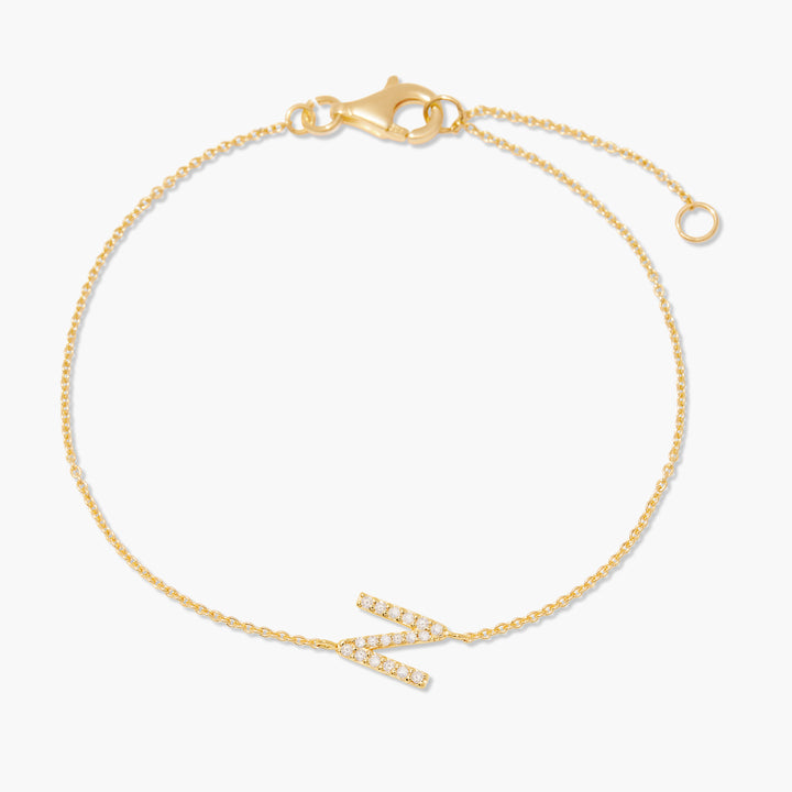 Blaire Diamond Initial Bracelet