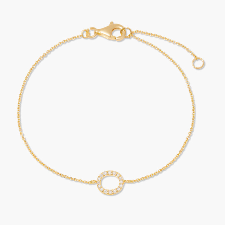 Blaire Diamond Initial Bracelet