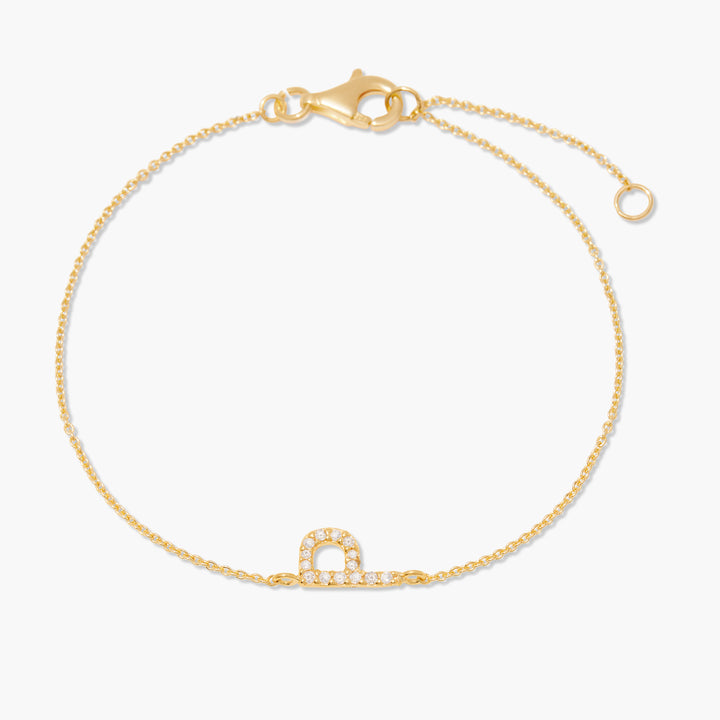 Blaire Diamond Initial Bracelet