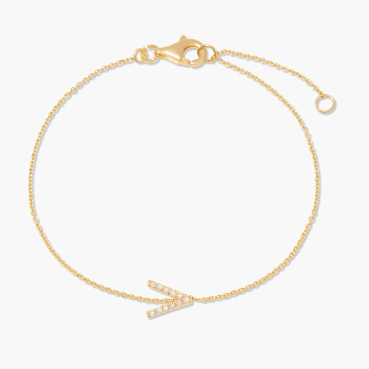 Blaire Diamond Initial Bracelet